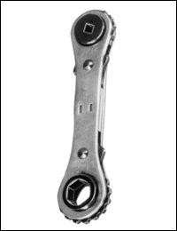 Robinair ROB11008 RATCHETING A/C WRENCH 1/2,3/16,1/4,9/16