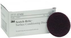 3M MMM7456 Scotch-Brite(TM) Medium Grit Conditioning Pads Maroon - 3In