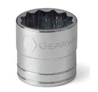 GearWrench KDT80769 80769 1/2" Drive 12 Point Standard SAE Socket 1", Black