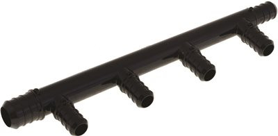 Zurn 134949  Cr Polymer Manifold 3/4" Pex Crimp Inlet With (5) 1/2" Pex Crimp Outlet