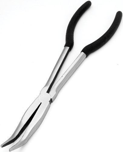 WILMAR WLM1433 1433 11 inch Long Reach Plier - Bent Tip