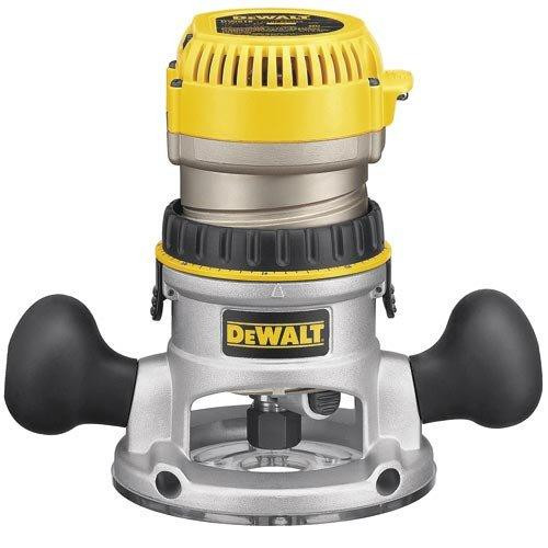 DeWalt DWTDW618K DW618K 2-1/4 HP Electronic Variable Speed Fixed Base Router with So Start Kit