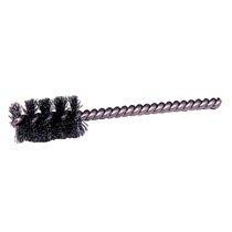 Weiler WEI21078 Round Power Tube Brush, Steel, Round Shank, Single Stem, 1" Diameter, 0.008" Wire Diameter, 1/4" Shank, 2000 rpm (Pack of 1)