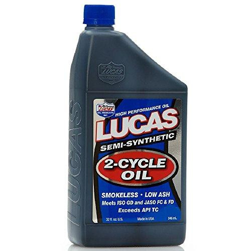 Lucas Oil LUC10110 10110 Semi-Synthetic 2-Cycle Oil - 1 Quart Bottle