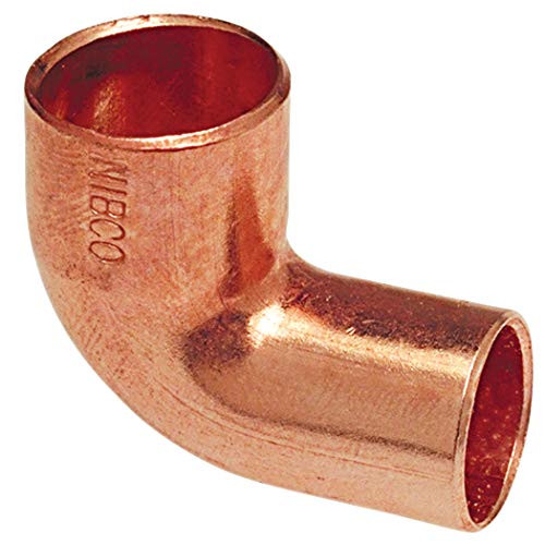 Nibco 607238 Nibco 607238NIBCO 3/8" Fitting x C, Copper 90 Deg STREET Elbow