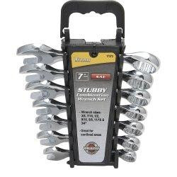 Titan TIT17373 Wrench (7 Piece SAE Stubby Combination Set)