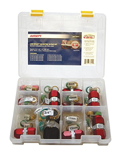 Airsept AIR76012 Line Splice Straight SAE-Metric 10 Pack.