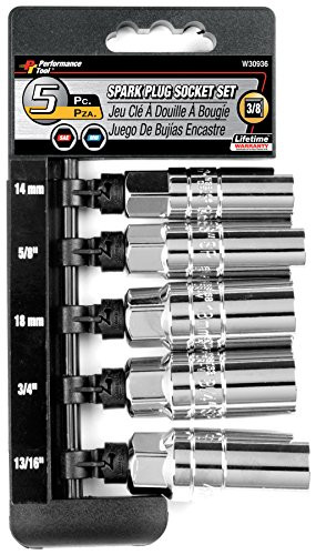 WILMAR WLMW30936 Performance Tool 5 Piece Spark Plug Socket Set