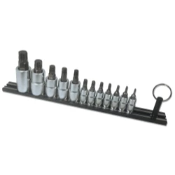12 Piece Torx Plus Driver Set on Black Magrail VIM Tools VIMTMS-TXIP6 VIMTMS-TXIP6