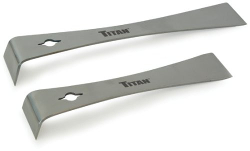Titan TIT17005 Tools Stainless Steel Prybar and Scraper Set - 2 Piece