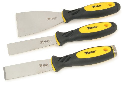 Titan TIT17000 Tools Scraper and Putty Knife Set - 3 Piece