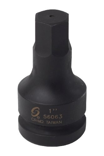 Sunex SUN56063 1-Inch Drive 1-Inch Hex Driver Socket