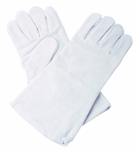 Shark Industries Ltd SRK14401 Shark Grey Economy Leather Welding Gloves, 15-1/2-Inch Long