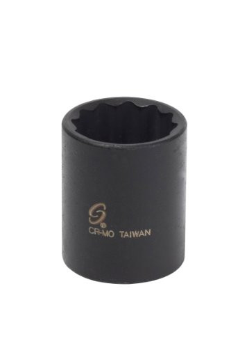 Sunex SUN317MZ 3/8-Inch Drive 17-Mm 12-Point Metric Standard Impact Socket