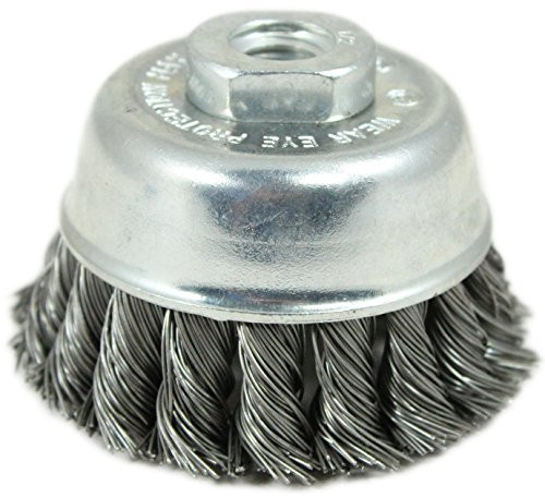 Shark Industries Ltd SRK14042 Shark 3-Inch Single Row Knotted Cup Brush