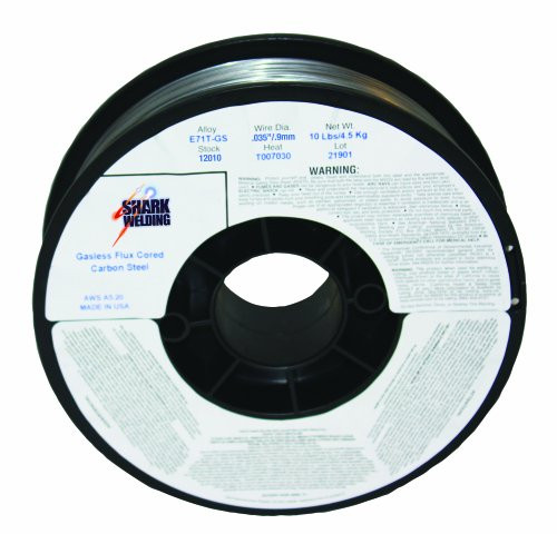 Shark Industries Ltd SRK12010 Shark Welding Flux-Core Mig Wire E71T-GS .035 - 10 lb.
