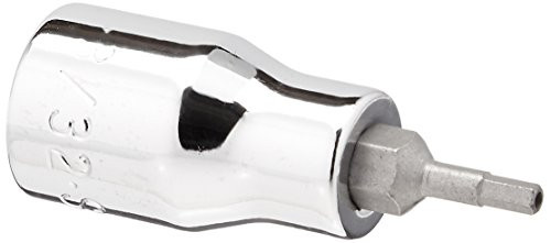 SK Hand Tool SKT44206 Hex Tamper Proof 3/8-Inch Drive Bit Socket, 3/32-Inch, Chrome