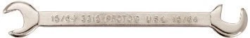 Proto PRO3315 - Short Satin Angle Open-End Wrench - 15/64" (J)