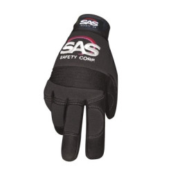 SAS Safety SAS6715 Pro Impact Mechanic's Safety Gloves, Black, XX-Large