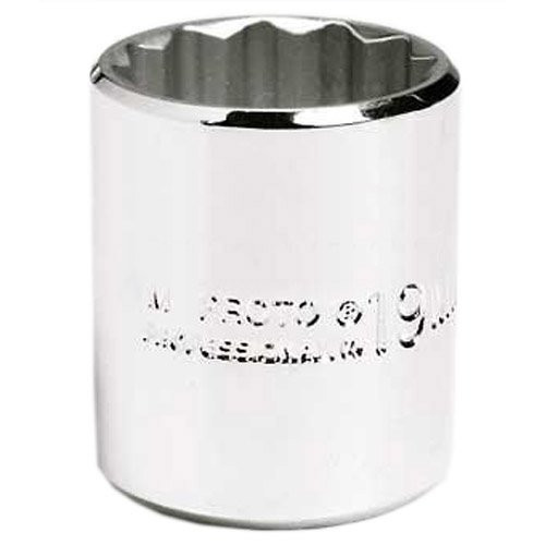 Proto PRO5212M Proto J 3/8-Inch Drive Socket, 12mm, 12 Point