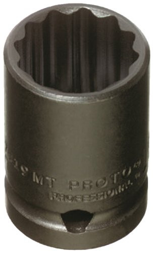 Proto PRO7421MT Impact Socket, 1/2" Drive, 21mm, 12 Point, Shallow Proto INDUSTRIAL