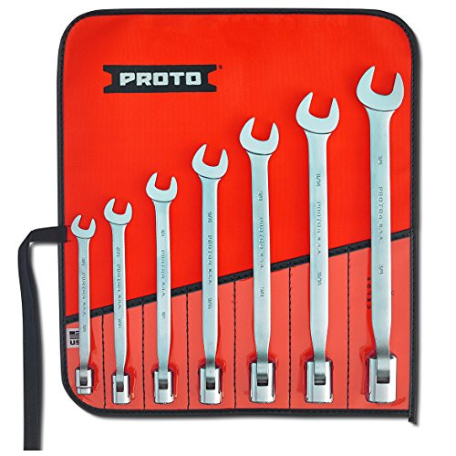 Proto PRO1270A 7 Piece Flex-Head Wrench Set - 12 Point