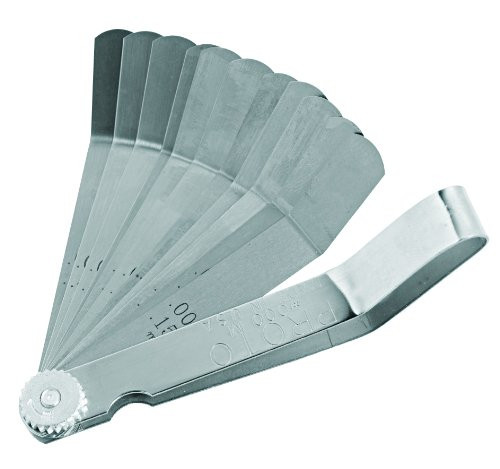 Proto PRO000M 11 Blade Bent Feeler Gauge Set, 1/2 x 4-3/16 Blades