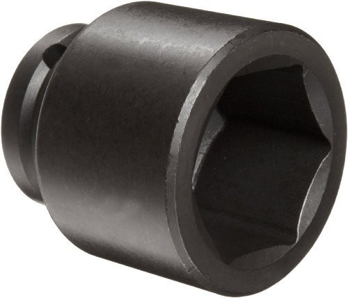 Martin Sprocket & Gear MRT6654 Martin 1-11/16" Type III Opening 3/4" Square Drive Socket, 6 Points Standard, 2-5/8" Overall Length, Industrial Black Finish