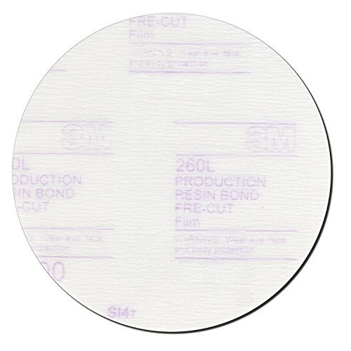 3M MMM907 Hookit Finishing Film Discs, 3 in, 1500 grit, Film Backing, 00