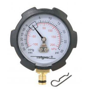 Mityvac MITMVA6176 Compound Vacuum - Pressure Gauge, Psi - In-Hg