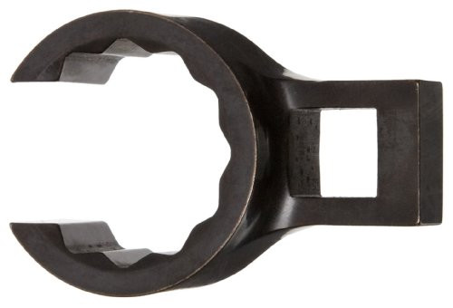 Martin Sprocket & Gear MRTBLKBC22 Martin Forged Alloy Steel 11/16" Opening Flare Nut 3/8" Drive Crowfoot Wrench, 12 Points Standard, 25/32" Length of Centers, Industrial Black Finish