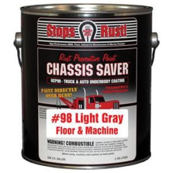 Chassis Saver Paint, Stops and Prevents Rust, Gray, 1 Gallon Can Magnet Paint & Shellac MPCUCP98-01 MPCUCP98-01