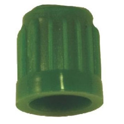 Milton Industries MIL438 Milton TR VC8 Green Plastic Dome Cap - Box of 100