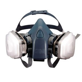 3M MMM37078 Medium Half Facepiece Reusable Respirator 7502/37082(AAD), Respiratory Protection, Medium