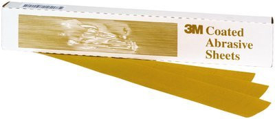 3M MMM2551 (216U) Gold Sheet, 0, 3 2/3 in x 9 in, P320A, 100 sheets per box