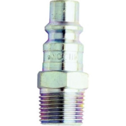 Milton Industries MIL1839BK Milton () 1/4 MNPT H-style Air Compressor Quick Connect Air Fitting Plug - Box of 100