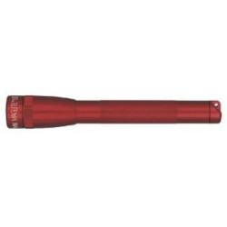 Mag Instrument MAGSP2203H Maglite Mini LED 2-Cell AA Flashlight with Holster, Red