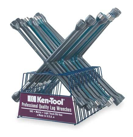 Ken-tool KEN35648 () Lug Wrench Assortment with Rack, 10 Piece