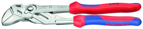 Grip On KNP8605250 KNIPEX Tools 86 05 250 10-Inch Pliers Wrench with Comfort Grip