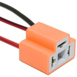 The Best Connection JTT2789F 3-Wire Universal 9003/H4 High Temp (300Â°C) Halogen Sealed Beam Headlight Connector