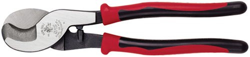 Klein Tools KLEJ63050 Journeyman High-Leverage Cable Cutter,Black/Red,Small