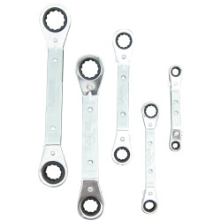 Kastar KAS5362 5 Piece SAE Offset Tool Caddy Wrench Set