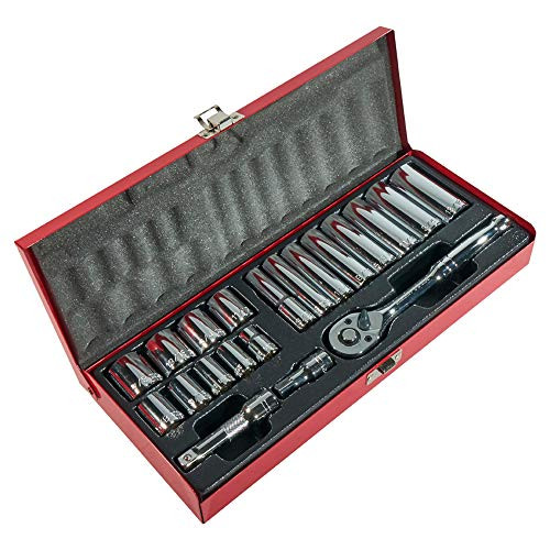 Klein Tools KLE65508 20-Piece 3/8-Inch Drive Socket Wrench Set