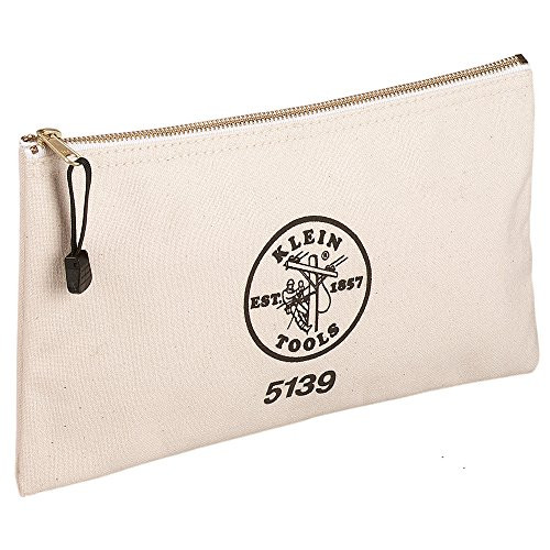 Klein Tools KLE5139 5140 + 5141 + + C {10PC} Colored Canvas Zipper Bags
