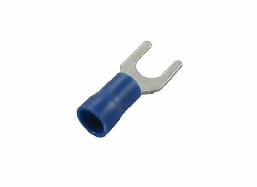 The Best Connection JTT2055H JT & T Products () - 16-14 AWG #10 Stud, Vinyl Insulated Spade Terminals, Blue, 19 Pcs.