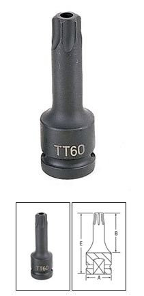 Grey Pneumatic GRE2130TT 1/2" Dr. x TT30 Tamper Proof Star Driver