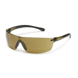 Gateway Safety GWS4486 Safety Glasses, StarLite Squared, Wraparound Mocha Lens and Frame, Snug Comfortable Fit
