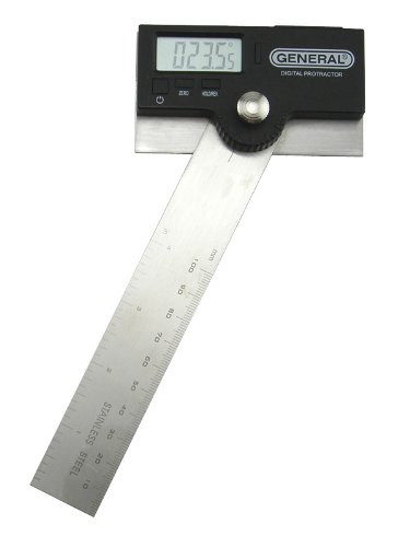 GENERAL TOOL GHM1702 s 6-Inch Stainless Steel Pivoting Arm Digital Protractor