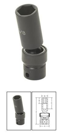Grey Pneumatic GRE1010UD 3/8" Drive x 5/16" Deep Universal