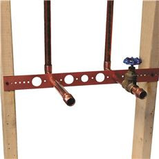 HOLDRITE 461045  Copper Bonded Support Bracket for 3/4-Inch and 1-Inch Water Supply Tubing, Pack of 50
